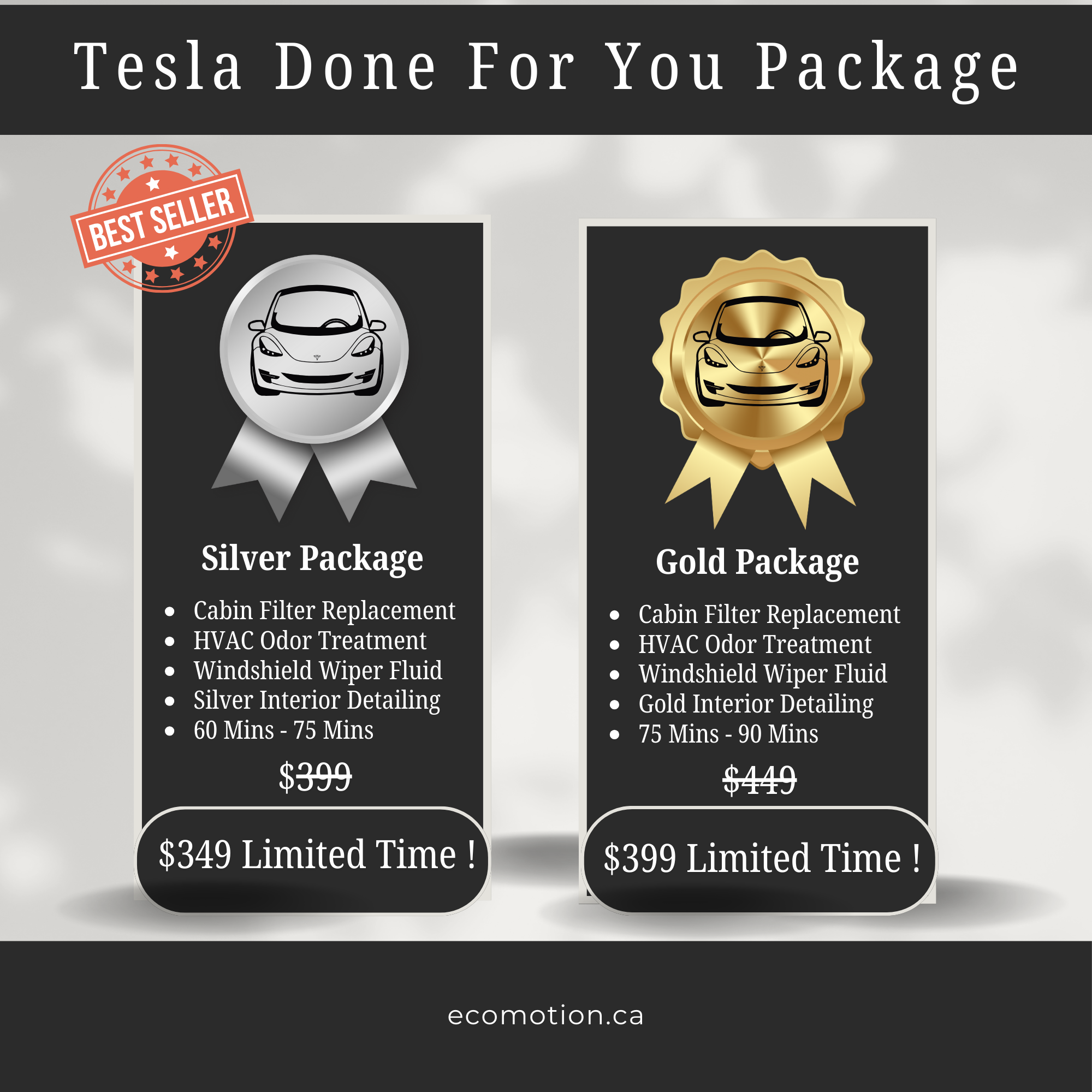 Silver & Gold Package (Booking Deposit)